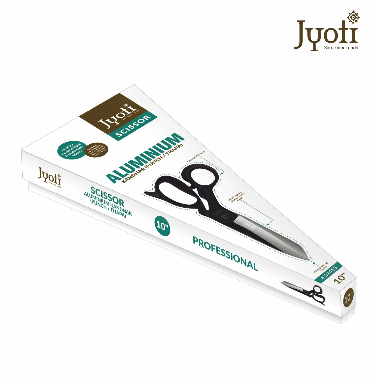 Scissor - Steel Blades - Aluminium Handle - 10-inch