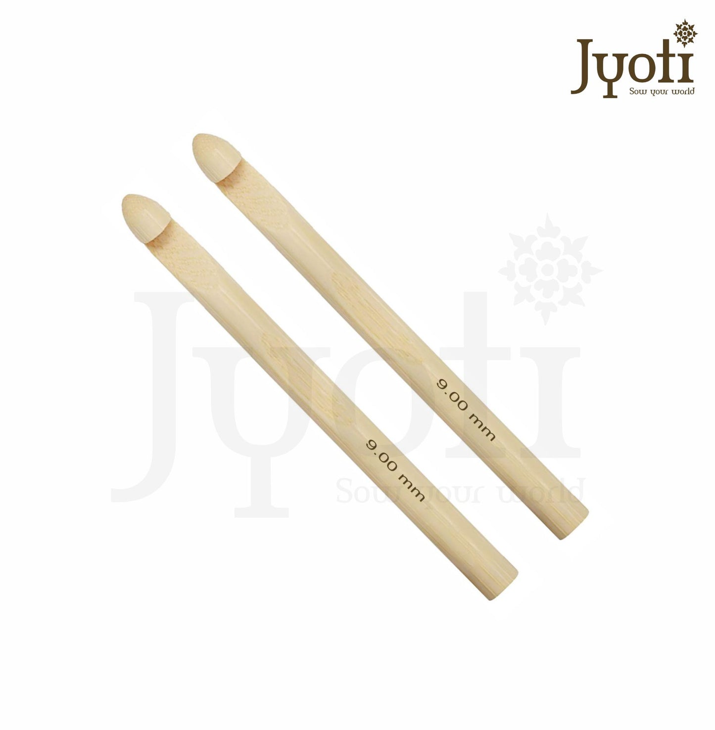 Crochet Hook – Bamboo – 6″ / 15cm (For Wool Work)