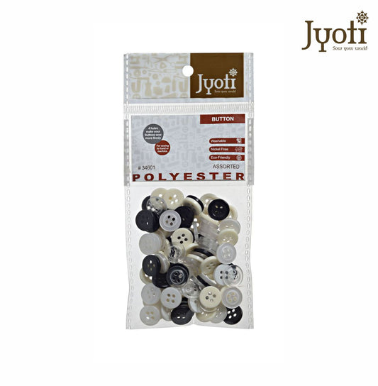 Button - Polyester - 18 Line