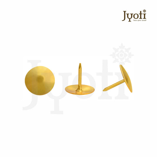Drawing Pin - Steel - Golden (Plastic Box)
