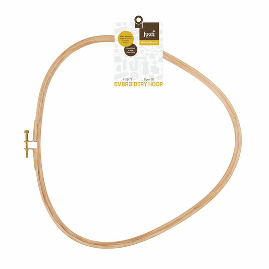 Embroidery Hoop – 5 Ply with Brass Fitting – Triangle