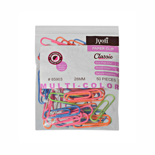 Paper Clip – Plastic Coated – Pouch Pack