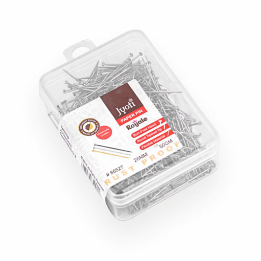 Paper Pin - Steel - Royale (Plastic Box)