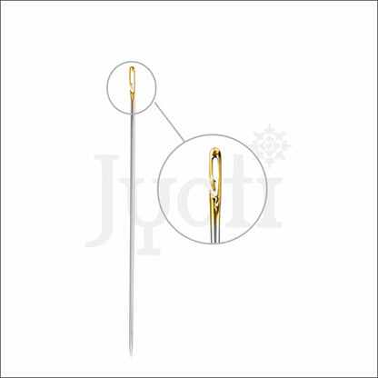Easy Threading Needle - Gold Eye (Sizes - 4, 6, 8)
