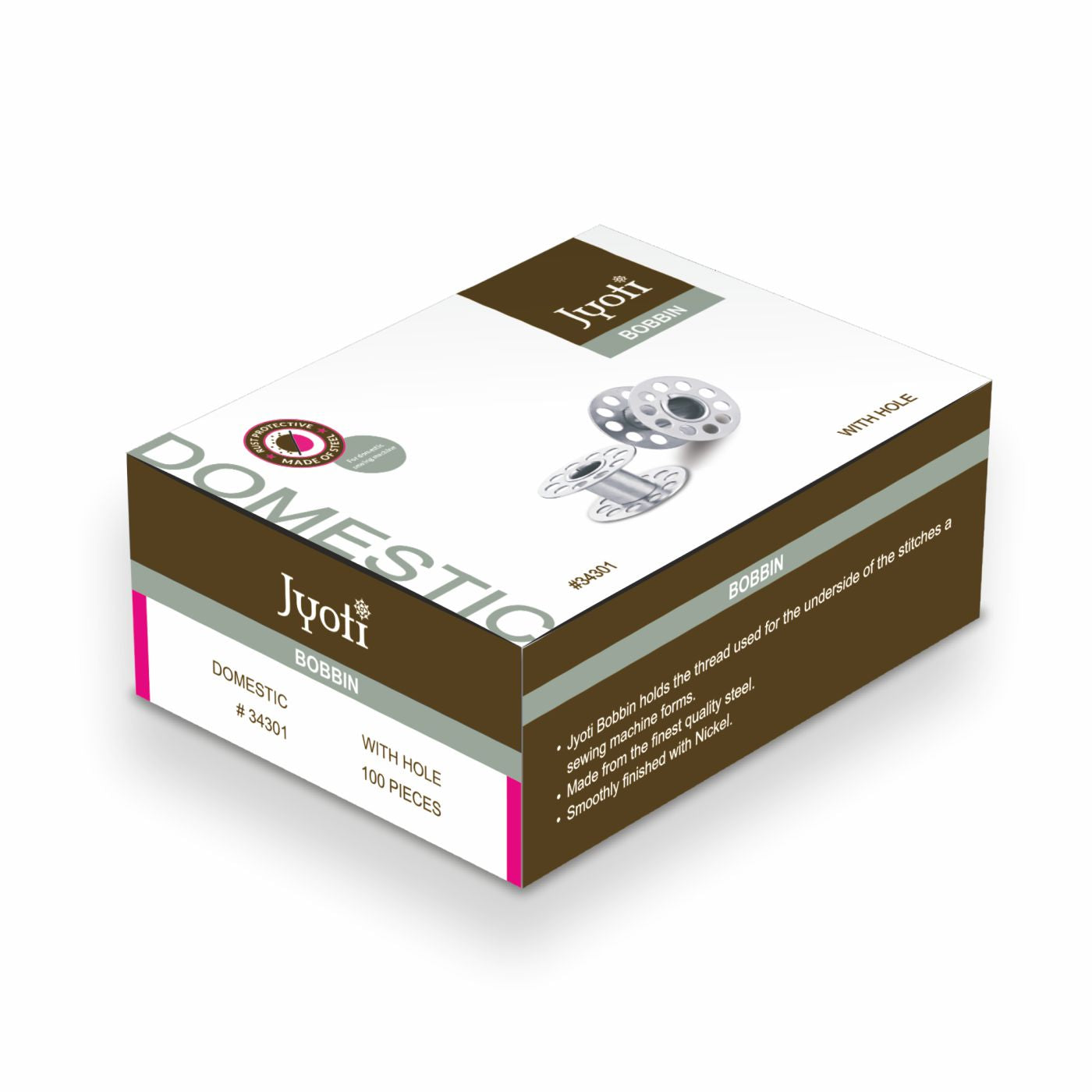 Bobbins - Domestic & Umbrella - 100 Pack