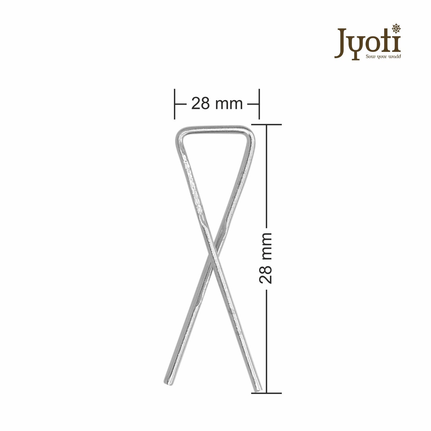 Cross Clip - Stainless Steel with Electroplated Finish