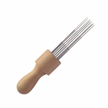 Felting Needle with Wooden Handle - 8 Stainless Steel Needles