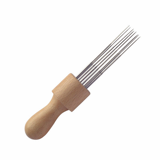 Felting Needle with Wooden Handle - 8 Stainless Steel Needles
