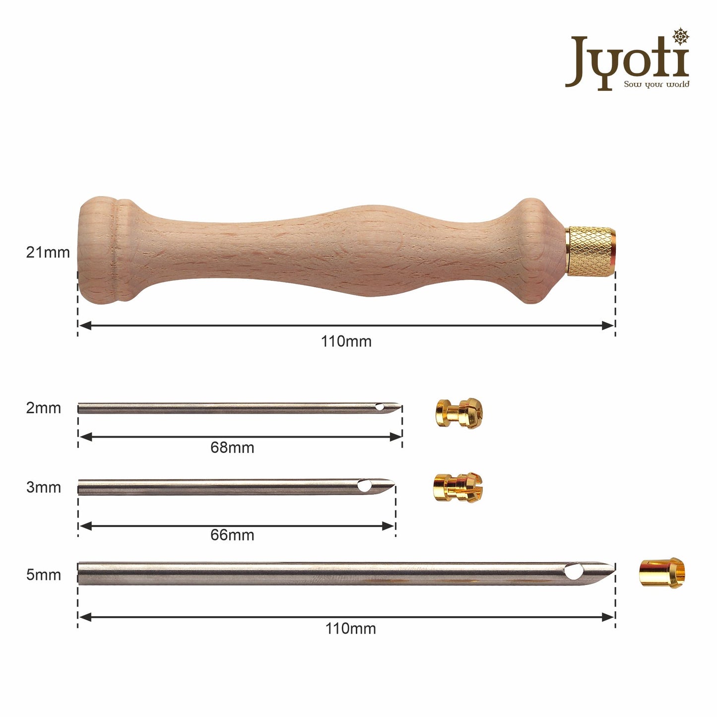 Punch Needle - Bamboo Handle - Interchangeable (3C)