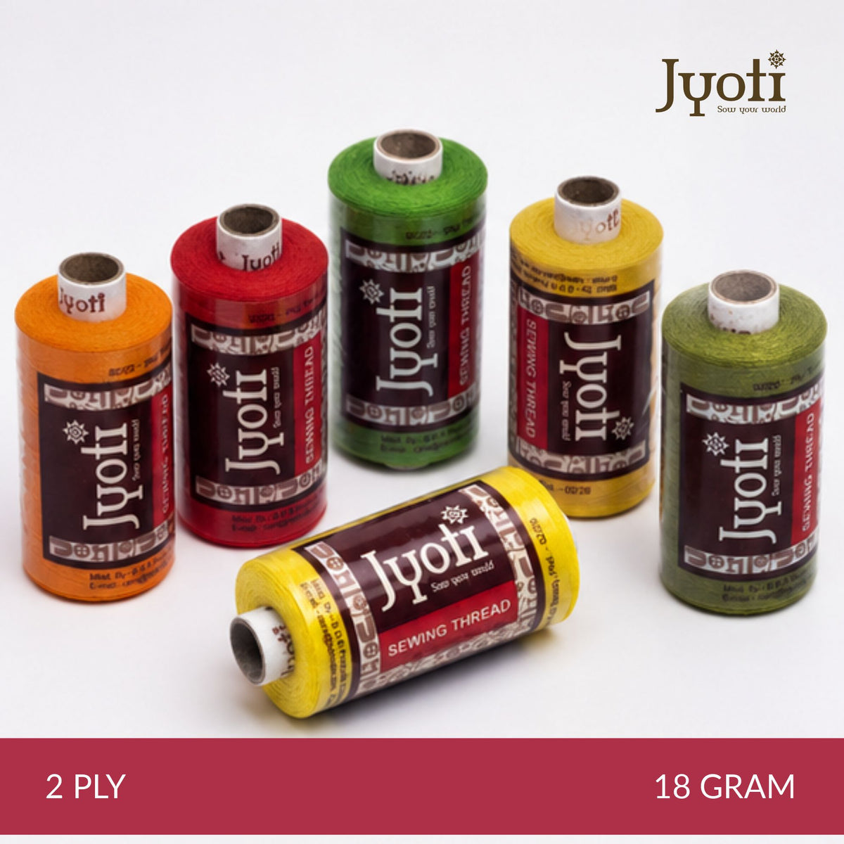 Sewing Thread – 2 Ply / 50 Count – 18 Grams