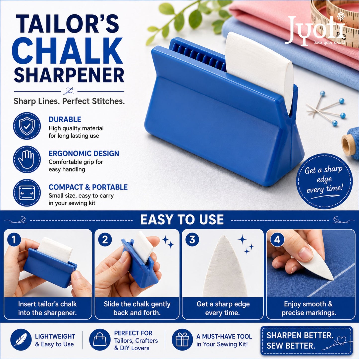 Tailor's Chalk Sharpener