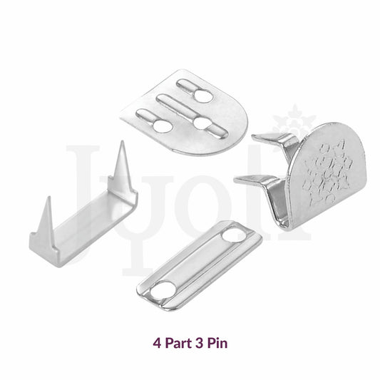 Trouser Hook - Steel - 4 Part 3 Pin