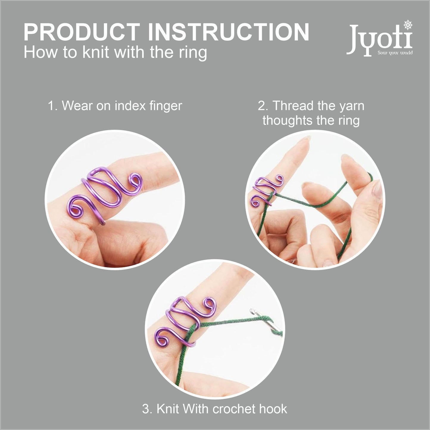 Yarn Guider - Aluminium (5C)
